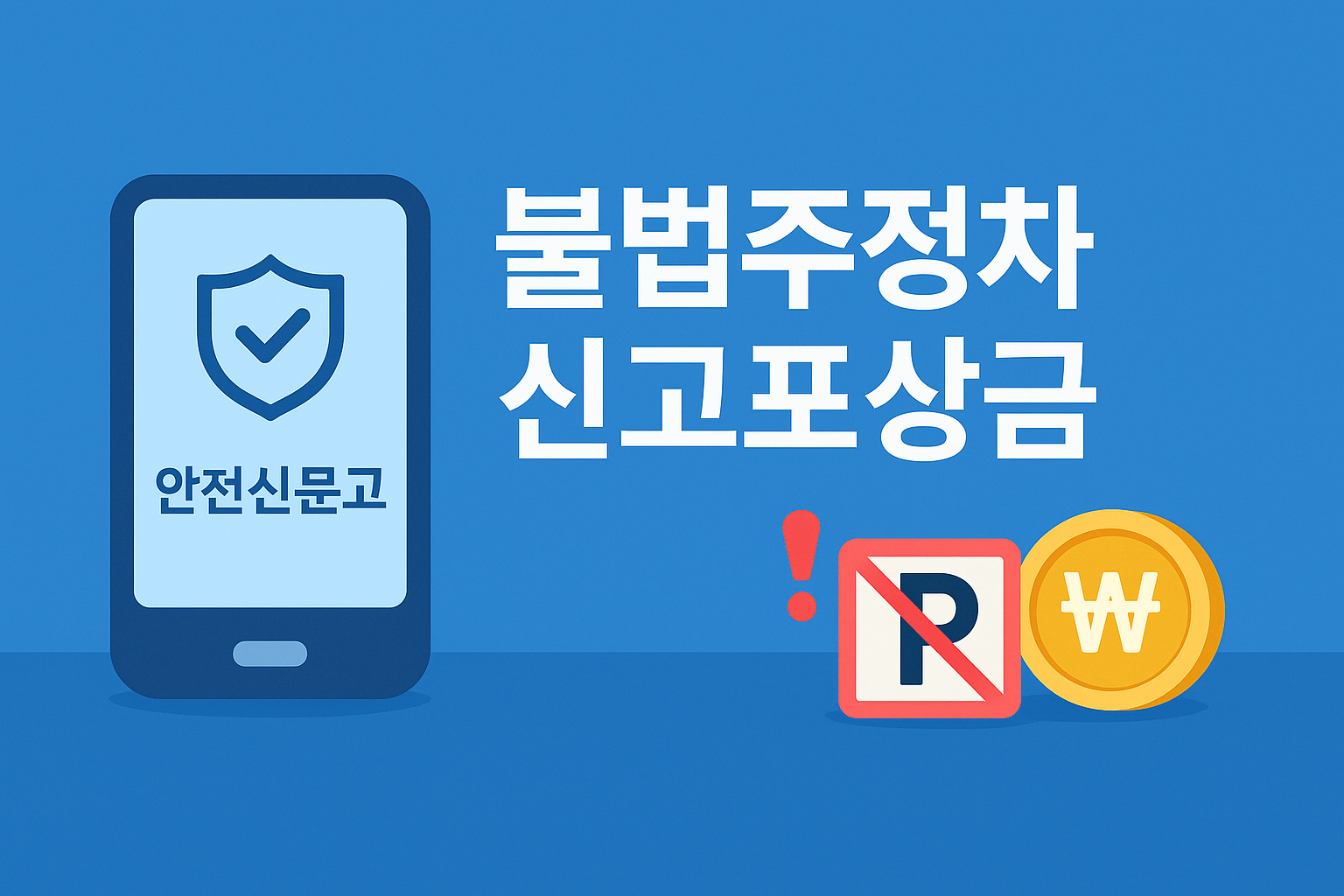 안전신문고 불법주정차신고포상금 제도 총정리 썸네일