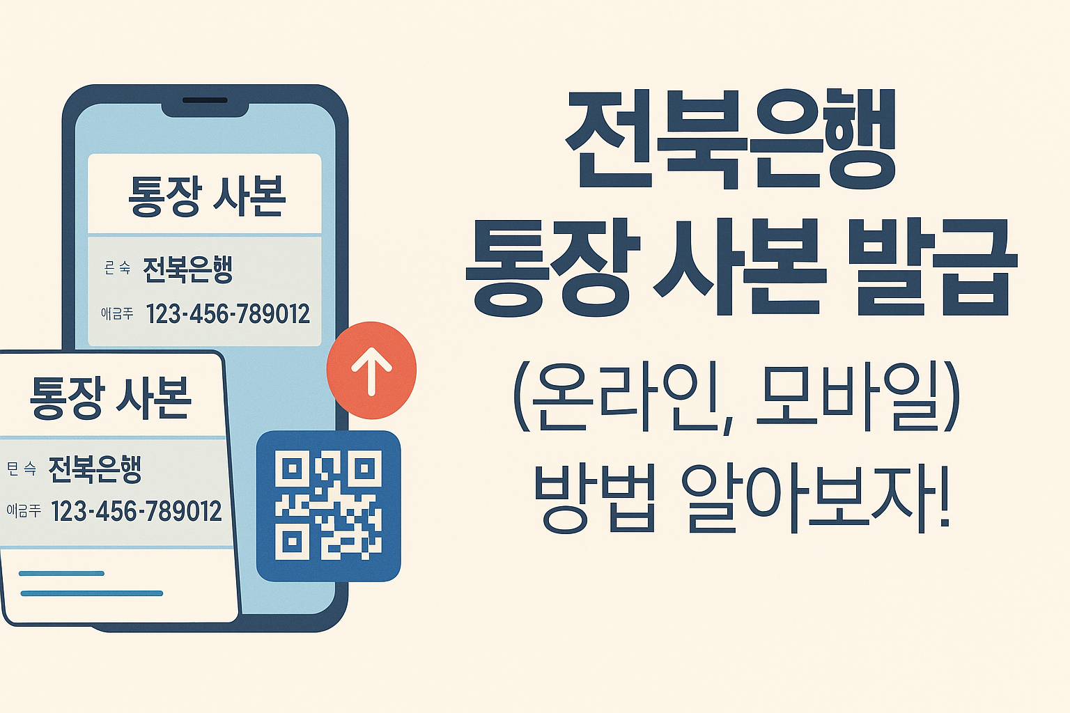 전북은행 통장 사본 발급 (온라인, 모바일) 방법 알아보자! 썸네일