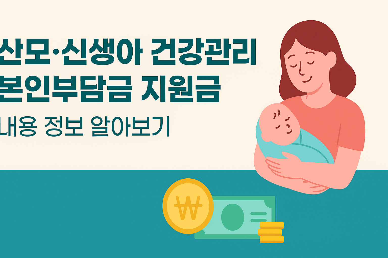 산모·신생아 건강관리 본인부담금 지원금 내용 정보 알아보기 썸네일