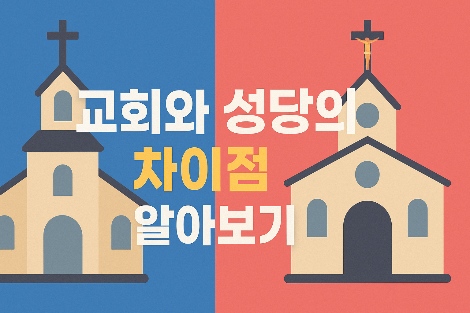 교회와 성당의 차이점 알아보기! 썸네일