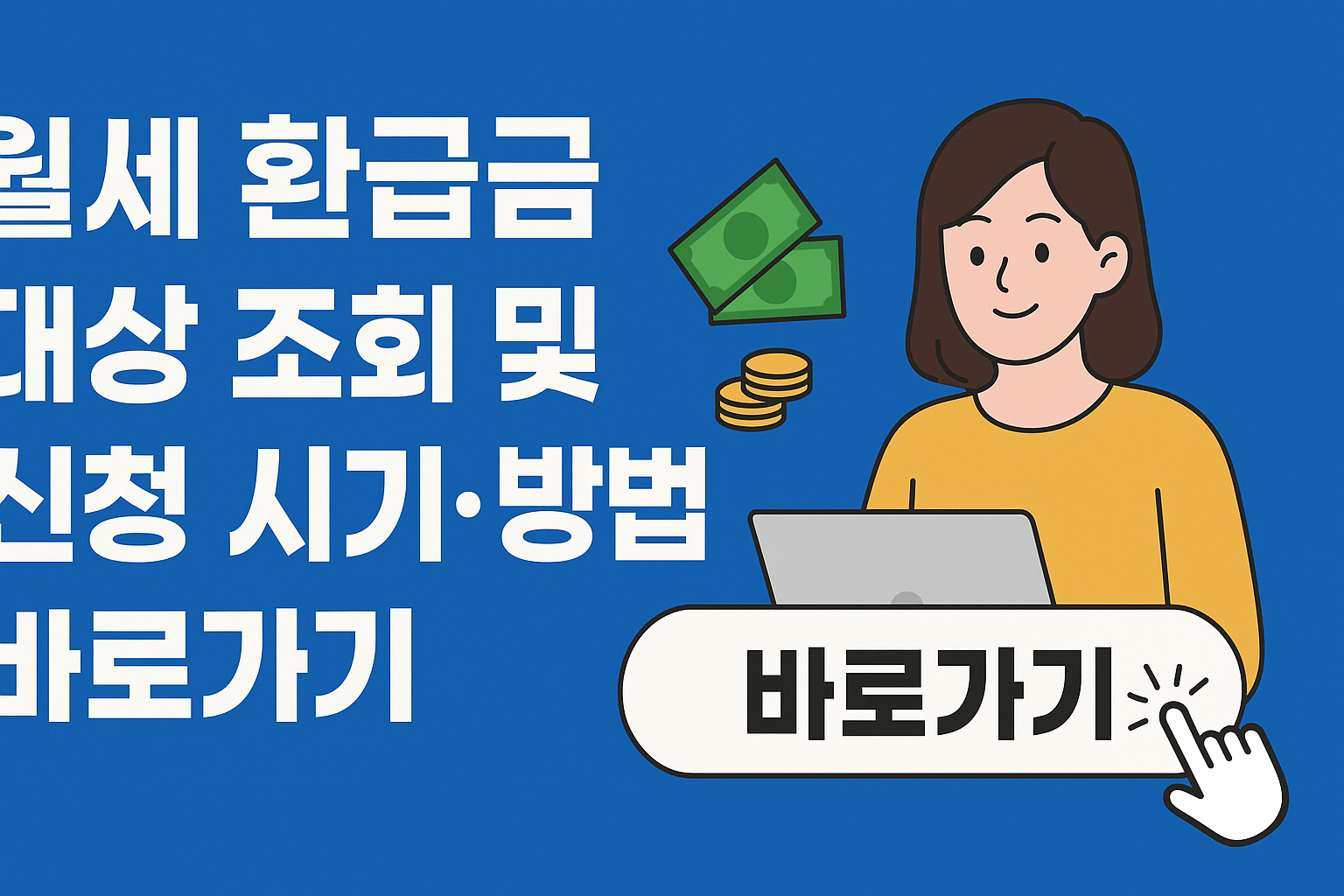 월세 환급금 대상 조회 및 신청 시기 방법 바로가기 썸네일