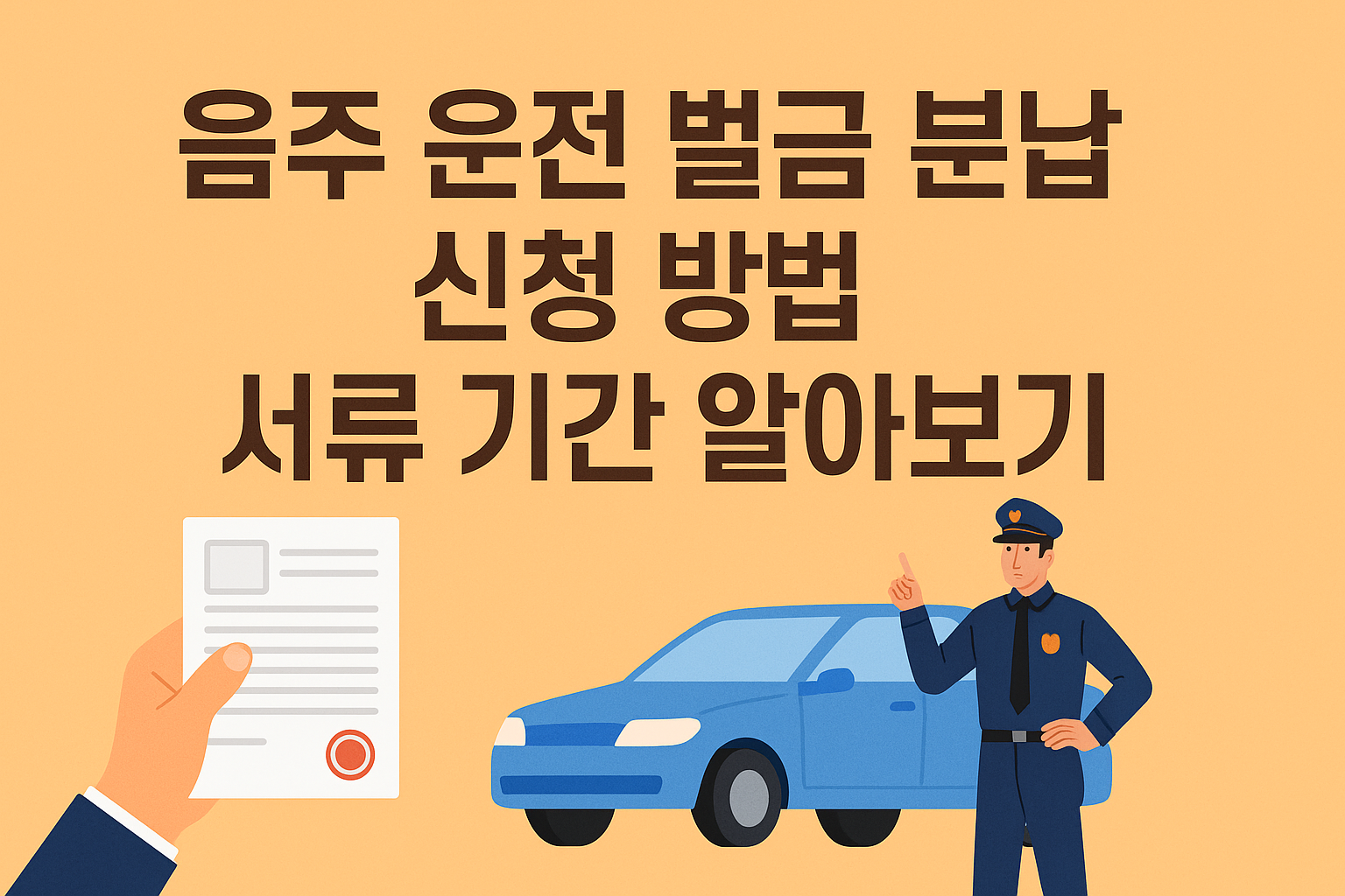 음주 운전 벌금 과태료 분납 신청 방법 서류 기간 알아보기 썸네일