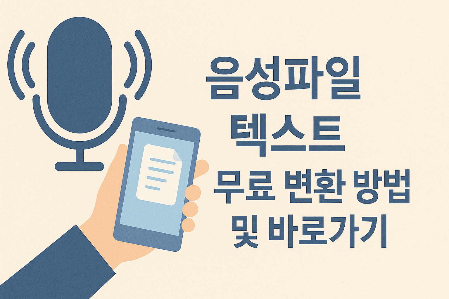 음성파일 텍스트 무료 변환 방법 및 바로가기 썸네일